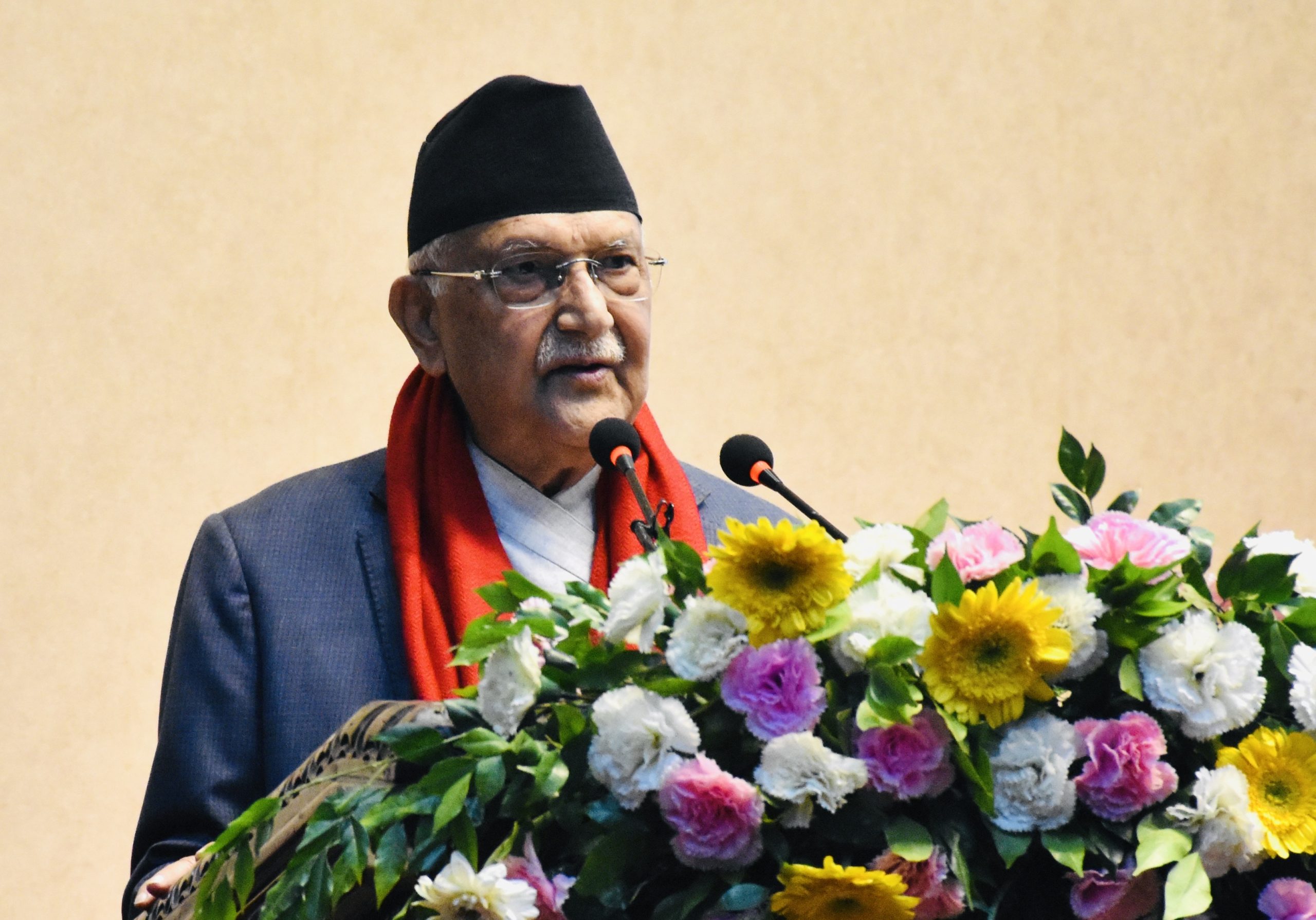 जुलुस निकाल्दा विदेशीको तस्बिर राख्नुपर्ने नाजुक अवस्थामा हामी छैनौँः प्रधानमन्त्री ओली