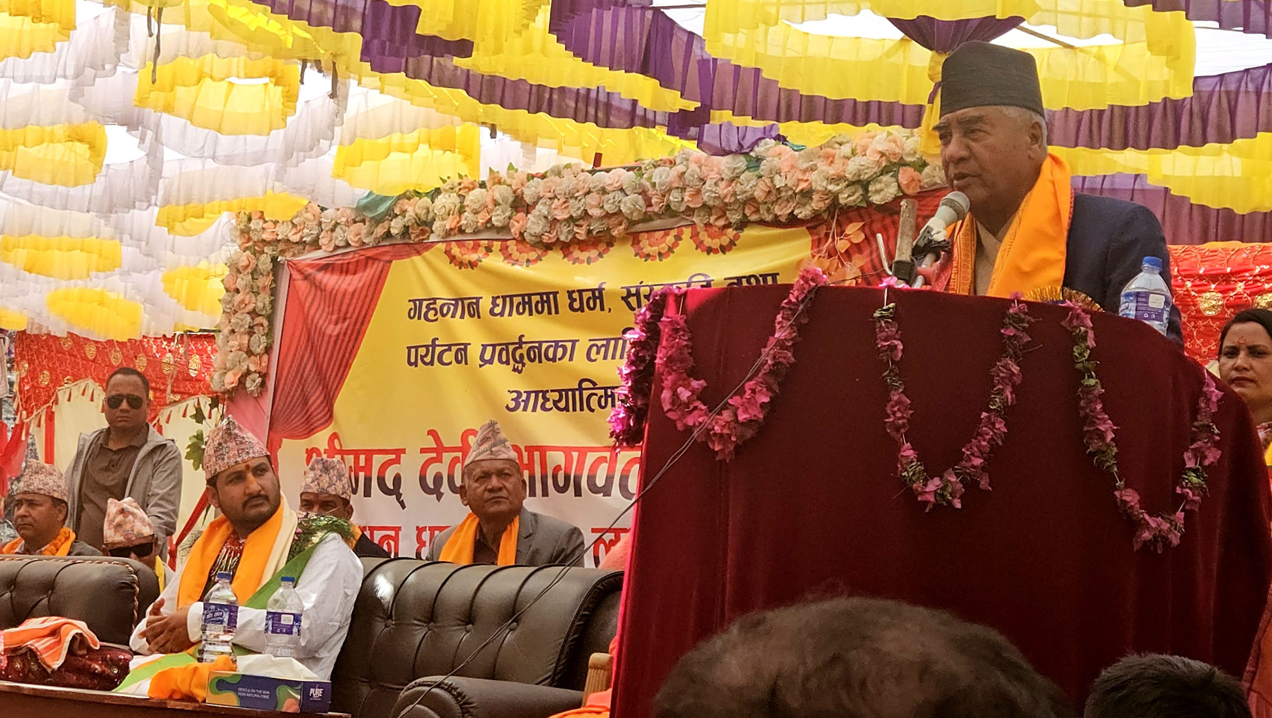 नेपाली समाज हिन्दू धर्म संस्कारमा अडिग छः पूर्वप्रधानमन्त्री देउवा