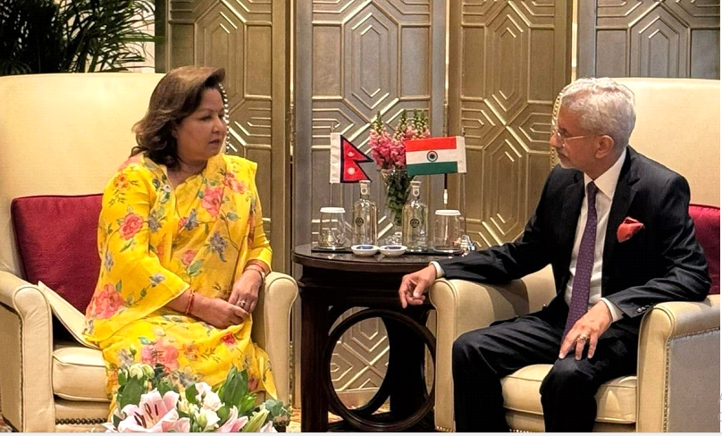 परराष्ट्रमन्त्री डा देउवा र भारतीय विदेशमन्त्रीबीच द्विपक्षीय भेटवार्ता