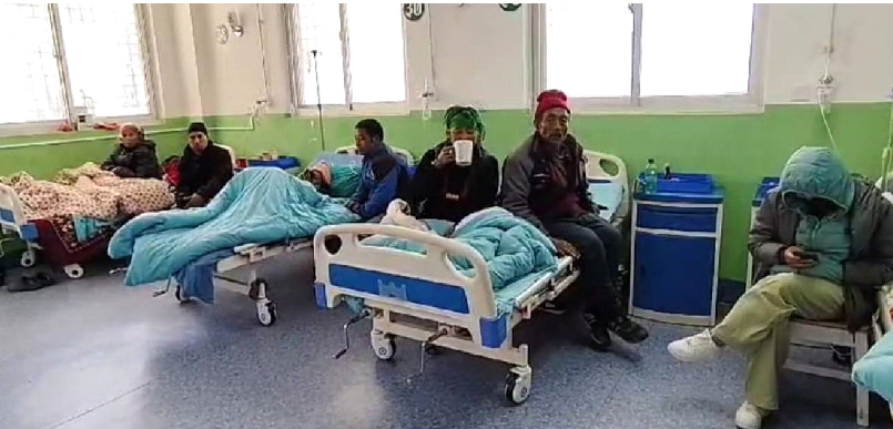 सोलुखुम्बुमा भाइरल सङ्क्रमण, फाप्लु अस्पतालमा क्षमताभन्दा बढी बिरामी