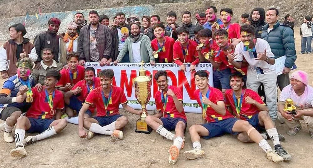 सोल्मा वडाकप पुरूष फुटबल प्रतियोगिताको उपाधि महादेवस्थानलाई