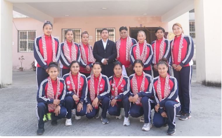 एसियाली कबड्डी च्याम्पियनसिप खेल्न महिला टोली इरान प्रस्थान