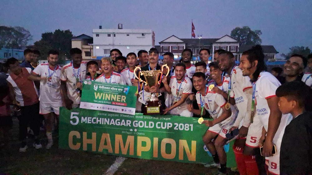 मेचीनगर गोल्डकपको उपाधि चर्च ब्वाइजलाई