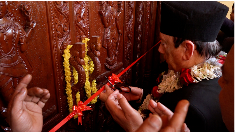 प्रधानन्यायाधीशद्वारा मैतीदेवीको गोदा वेणुगोपाल मन्दिर उद्घाटन