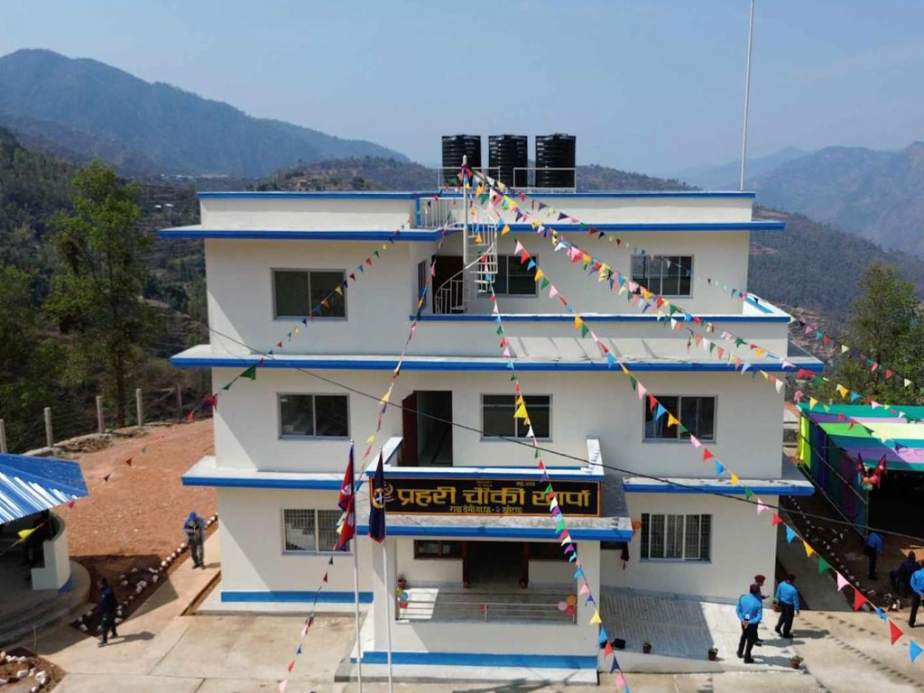प्रहरी चौकी खार्पाको बाह्र वर्षपछि आफ्नै भवन