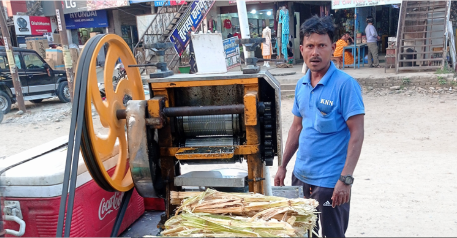 गर्मीसँगै उखु जुस व्यापारीको आम्दानी बढ्दै, मासिक ५० हजार कमाइ