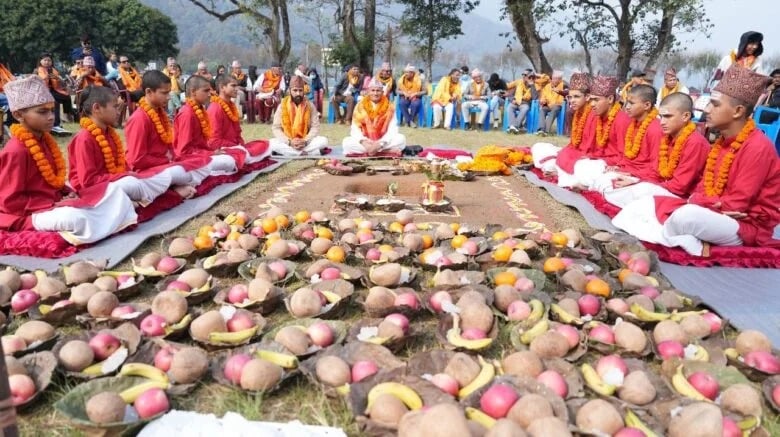 श्री गण्डकी कोटिहोम महायज्ञको भूमी पुजन आज गरिदै