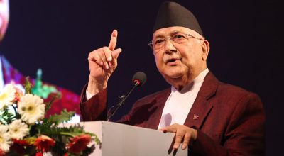 लोकतन्त्रका लागि लडेर आएकाले यसको रक्षार्थ कटिबद्ध छौँ : प्रधानमन्त्री ओली