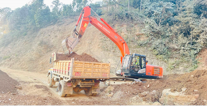 गुल्मीको तम्घास-रिडी सडक एक महिना बन्द