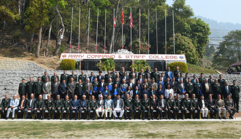 उच्चस्तरीय राष्ट्रिय सुरक्षा तालिम सम्पन्न