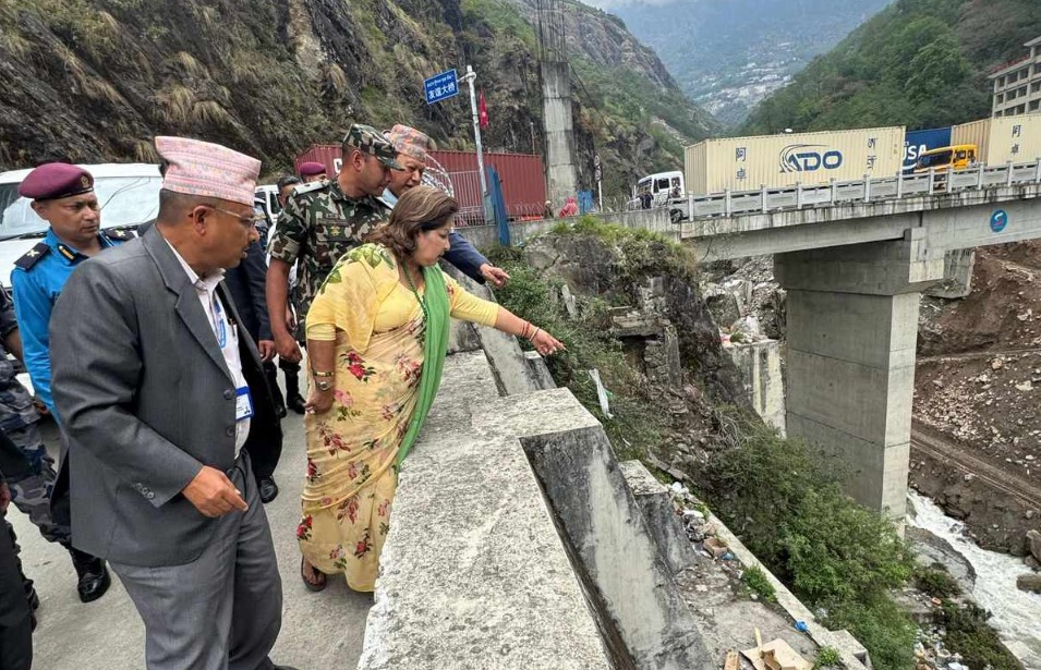तातोपानी नाकालाई थप व्यवस्थित गर्न परराष्ट्रमन्त्री राणाको निर्देशन