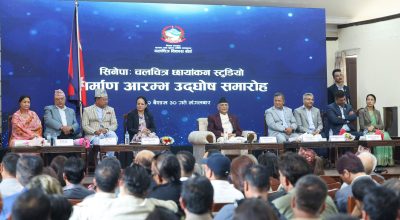 प्रधानमन्त्रीबाट काभ्रेको बनेपामा अत्याधुनिक चलचित्र छायाङ्कन स्टुडियो निर्माणको घोषणा