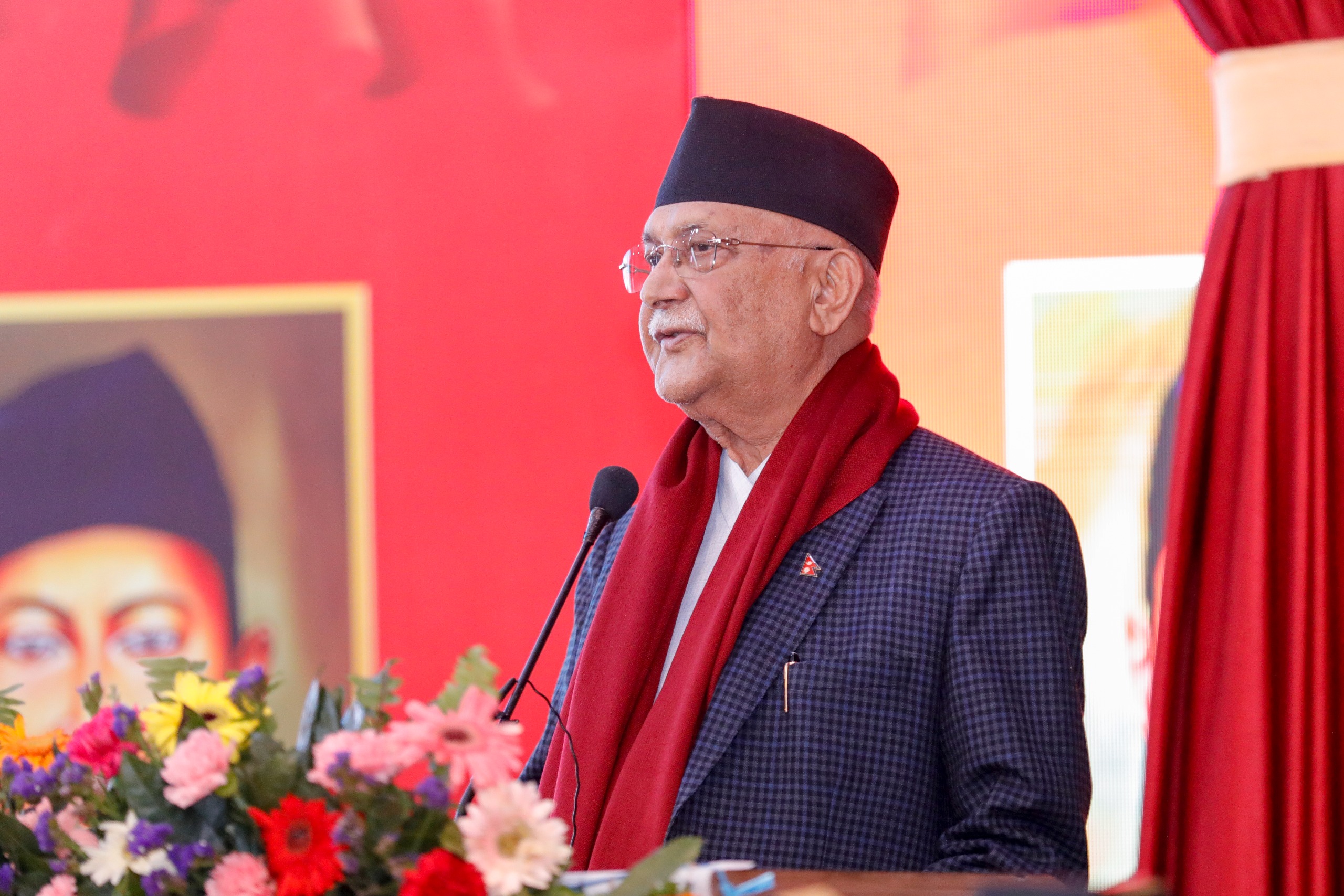 आगामी आम निर्वाचनमा एमालेको एकल बहुमत आउने गरी लाग्नुः प्रधानमन्त्री ओली