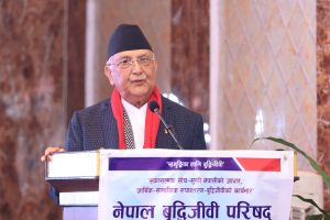 आगामी निर्वाचनमा एमालेको एकल बहुमत आउने  प्रधानमन्त्रीको दाबी