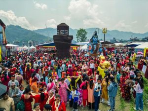 एकै दिन झन्डै एक लाख भक्तजनले  गरे कोटिहोमको दर्शन