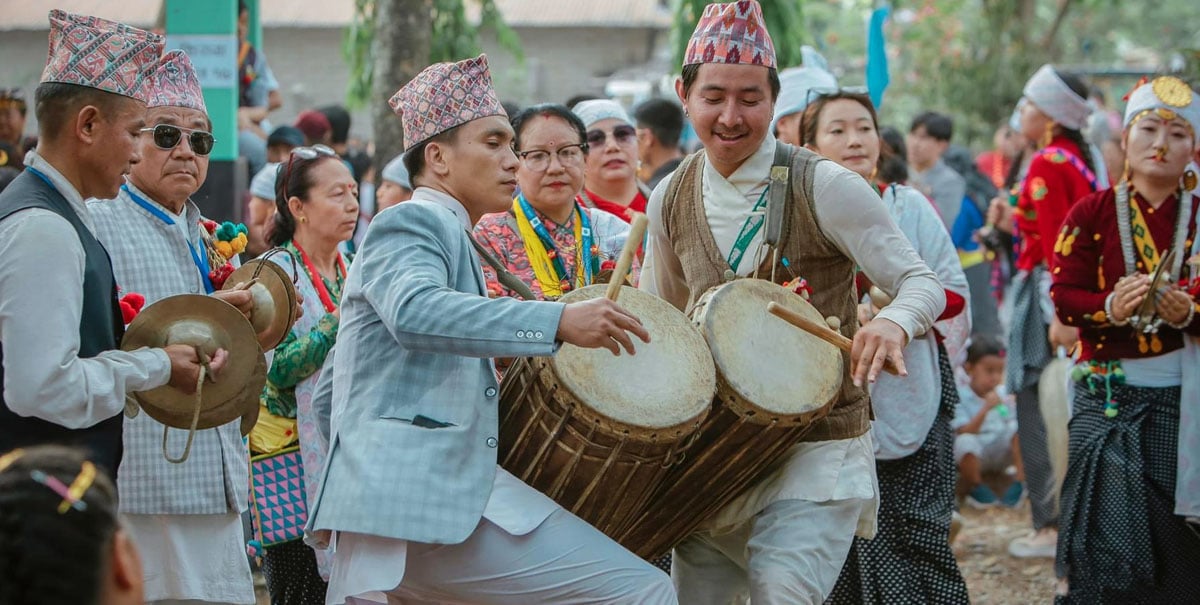 पुर्खाको सम्झना र प्रकृतिको आराधनामा धुमधामः उभौली साकेला