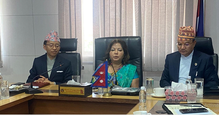 सगरमाथा संवादको अन्तिम तयारीमा छौँ : परराष्ट्रमन्त्री