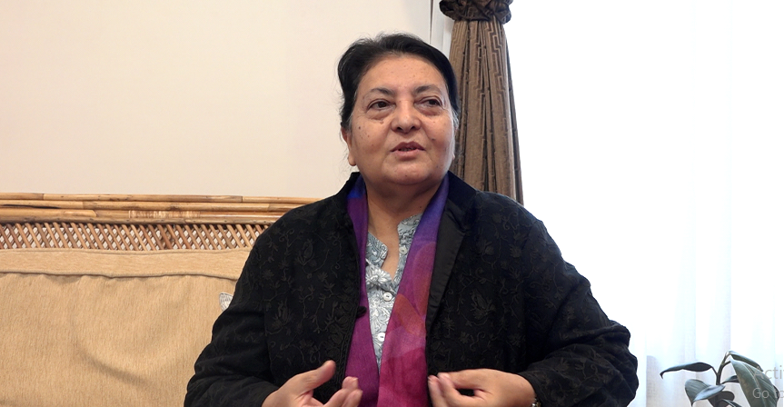 शैक्षिक केन्द्रको पठनपाठन कुनै पनि बहानामा अवरूद्ध गर्नुहुँदैन : पूर्वराष्ट्रपति भण्डारी