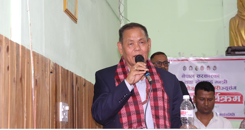 फुटबल खेलले नेपाली समाजमा एकताको सन्देश फैलाइरहेको छः खेलकुदमन्त्री चौधरी