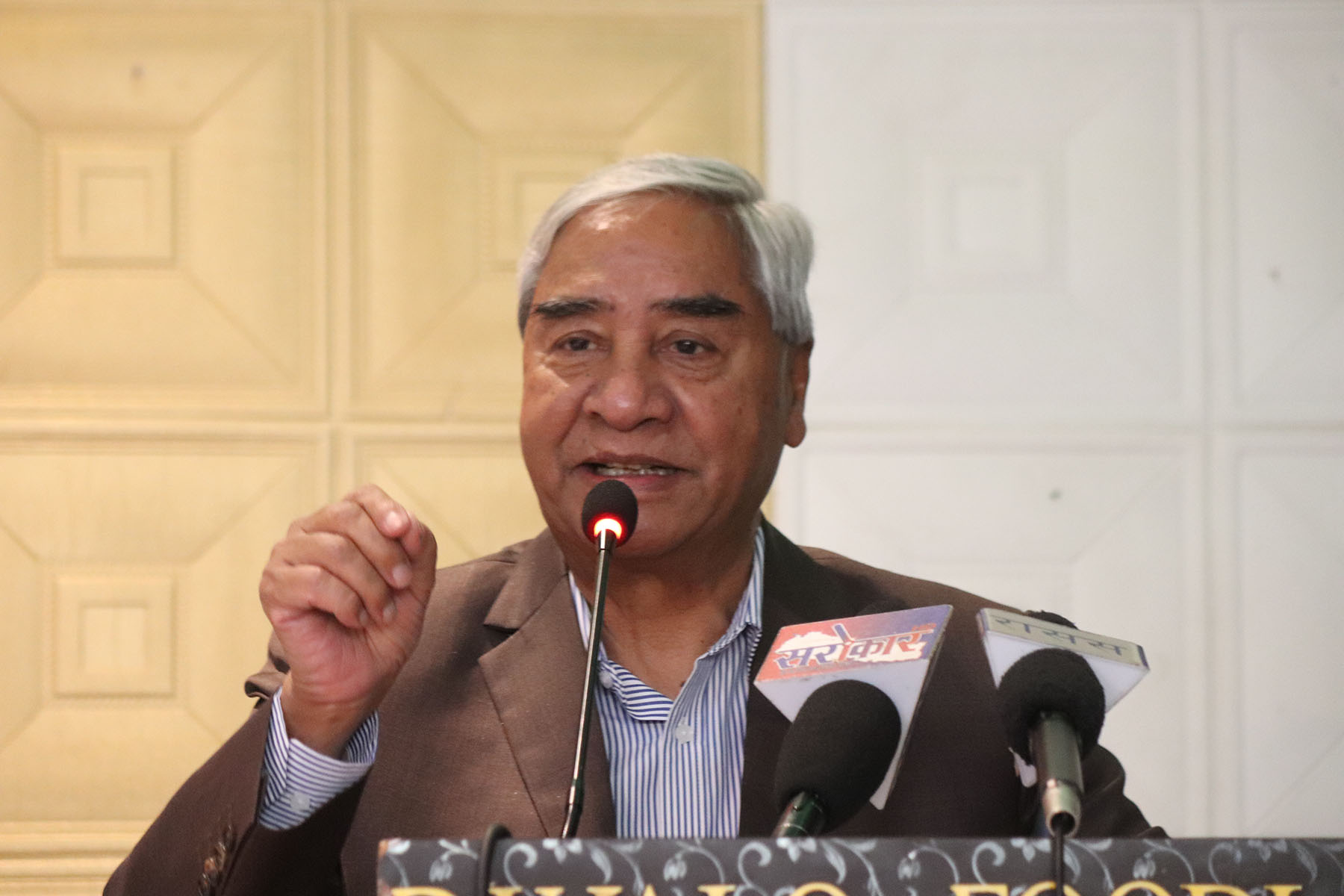 अहिलेको चुनावी प्रणालीमा मिलेर सरकार बनाउनुपर्ने र मिलेरै चुनाव लड्नुपर्ने बाध्यता छः सभापति देउवा