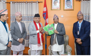 प्राकृतिक स्रोत तथा वित्त आयोगद्वारा गण्डकी प्रदेश प्रमुखसमक्ष प्रतिवेदन पेस