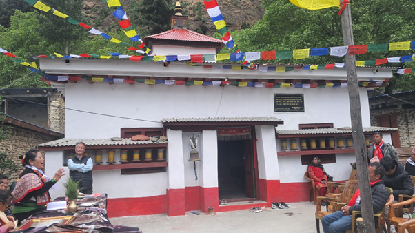मुस्ताङको पाँच शताब्दी पुरानो गुम्बा जीर्णोद्धार