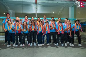 नेपाली राष्ट्रिय महिला क्रिकेट टोली स्वदेश फिर्ता