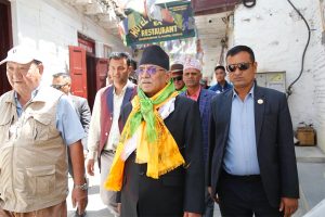 कोरला नाकामा पूर्वाधार निर्माण गर्ने नेपाल–चीन सहमति कार्यान्वन हुँदै जानेछ : अध्यक्ष प्रचण्ड