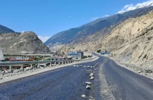 बेनी–जोमसोम–कोरला सडकखण्डको ८४ प्रतिशत भौतिक प्रगति