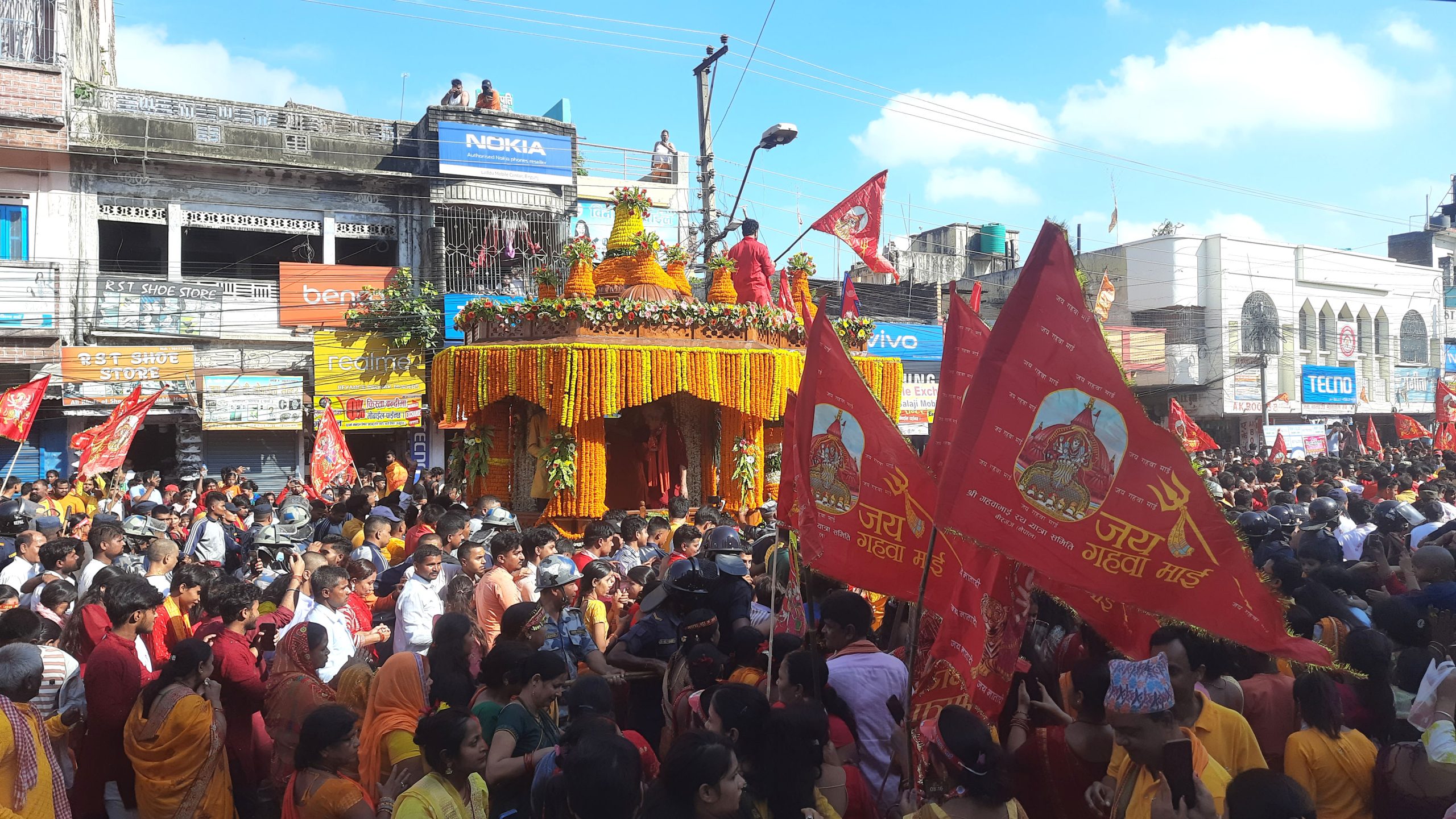 वीरगञ्जमा गहवामाईको तेस्रो रथयात्रा(फोटोफिचर)