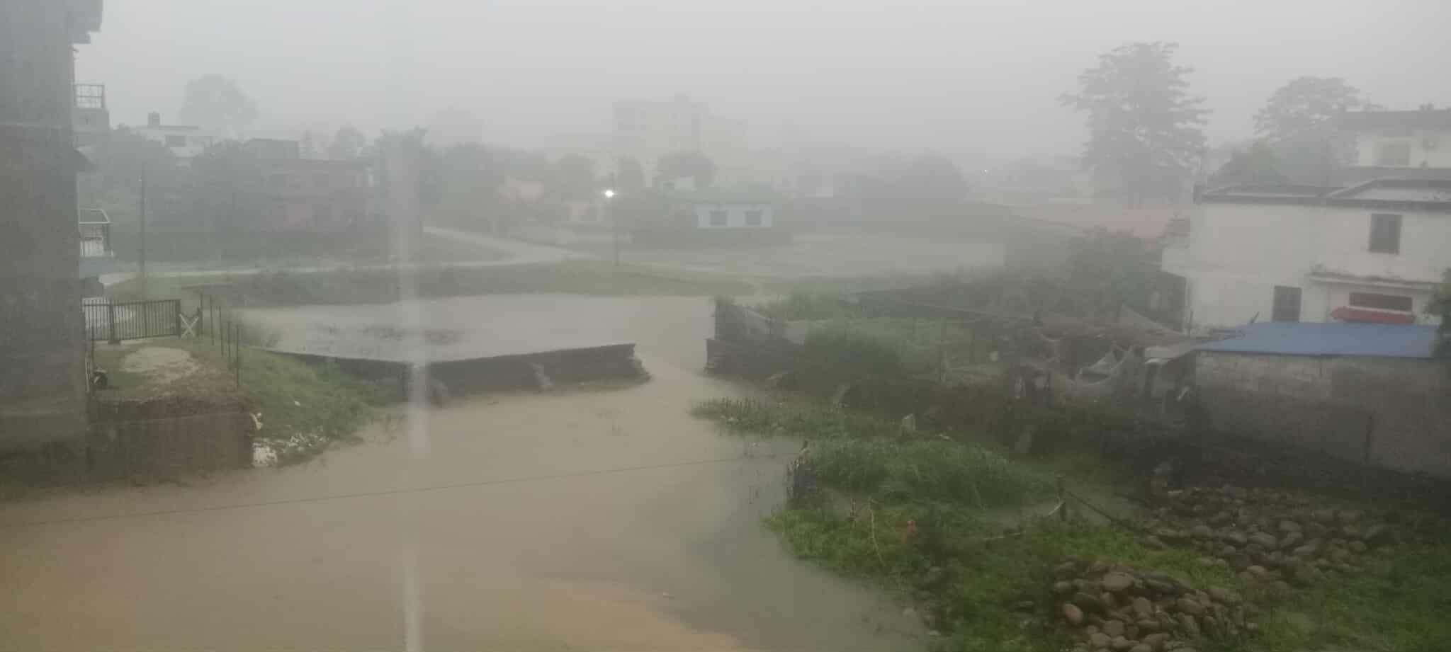 कैलाली र कञ्चनपुरमा भारी वर्षा