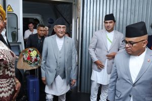 स्पेनका नरेशद्वारा आयोजित रात्रिभोजमा प्रधानमन्त्री सहभागी