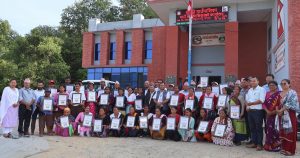 म्याग्देका ४८ विपन्न परिवारलाई घर हस्तान्तरण