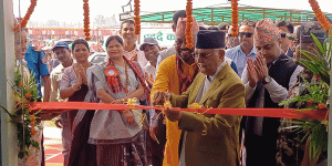 कटहरीमा २ अर्ब लागतको जीवन विकास अस्पतालको प्रधानमन्त्री ओलीले गरे उद्घाटन