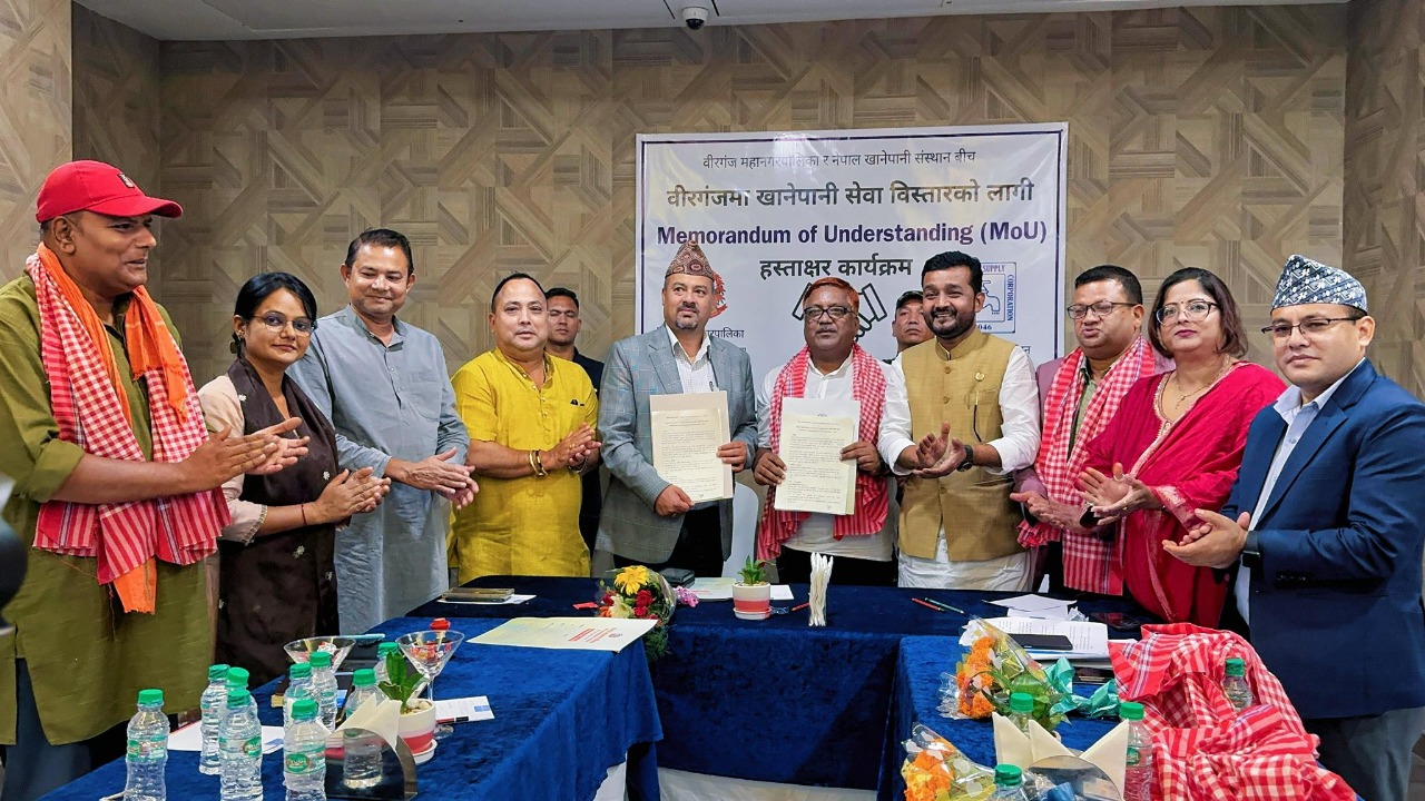 वीरगञ्जमा निःशुल्क धारा जडान, जनताको पहुँचमा सहज खानेपानी