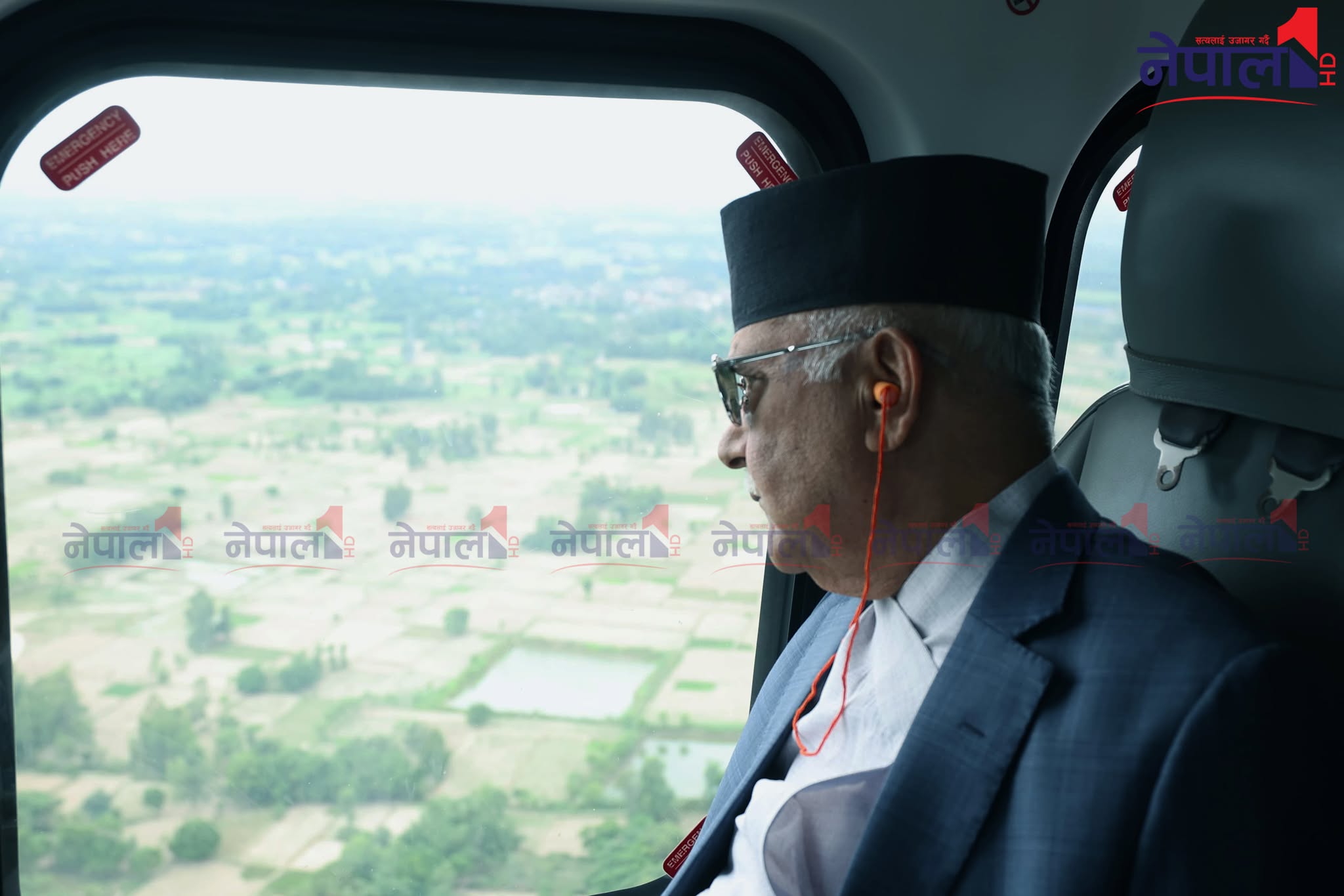 प्रधानमन्त्रीद्वारा तराई–मधेसको सुक्खा क्षेत्रको अवलोकन (तस्बिरहरु)