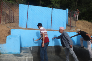 रिजाल धारा खानेपानी मुहान संरक्षणले नागरिकलाई सहज