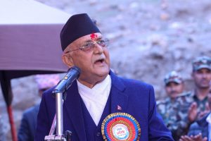 कर्णाली करिडोरलाई चीन र भारतसँगको व्यापारिक मार्गका रुपमा अघि बढाइनेः प्रधानमन्त्री ओली