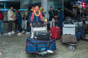 एसीसी यू–१६ इस्ट जोन कपको उपाधि जितेको नेपाली टोली स्वदेश फिर्ता