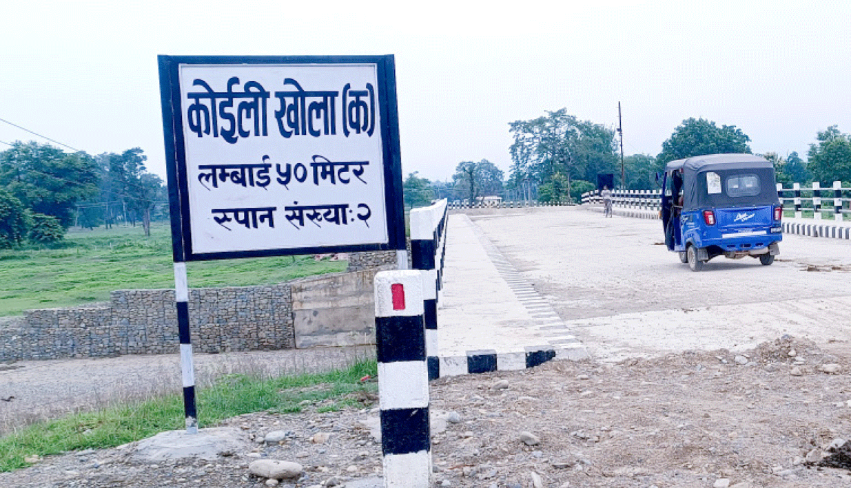 २ वर्षको ठेक्का लागेको पुल नौ महिनामै तयार,प्रधानमन्त्रीले दिए धन्यवाद