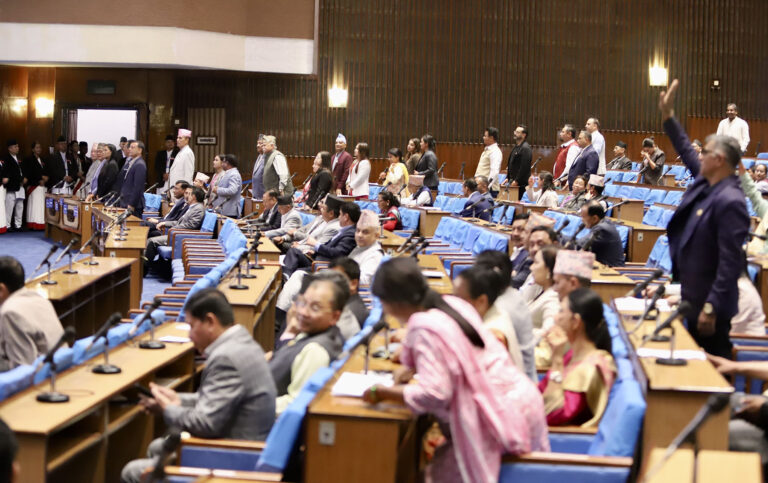 प्रतिनिधिसभा बैठक: पानी जहाज विधेयक सर्वसम्मतिले स्वीकृत