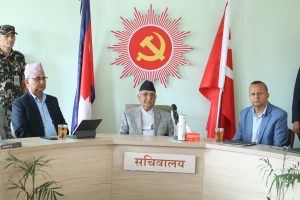 एमाले सचिवालय बैठक च्यासलमा सुरु