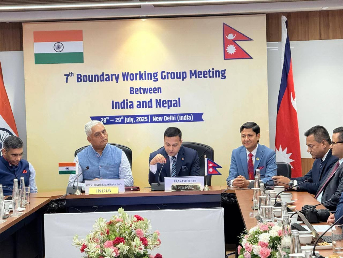 नेपाल–भारत सीमा कार्यदलको सातौँ बैठक नयाँ दिल्लीमा सम्पन्न