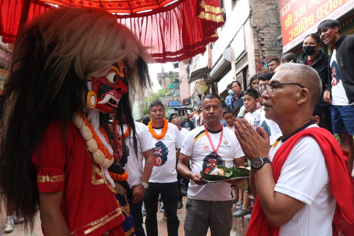 चार दशकपछि पशुपति क्षेत्रका टोलटोलमा लाखे नाचको रौनकता
