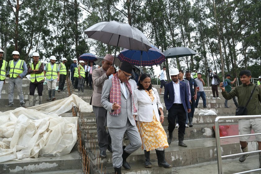 संसदीय समितिद्वारा त्रिवि क्रिकेट मैदानको अनुगमन