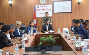 मन्त्री यादवद्धारा तराई–मधेसको खानेपानी समस्या समाधान गर्न विज्ञहरुसँग छलफल