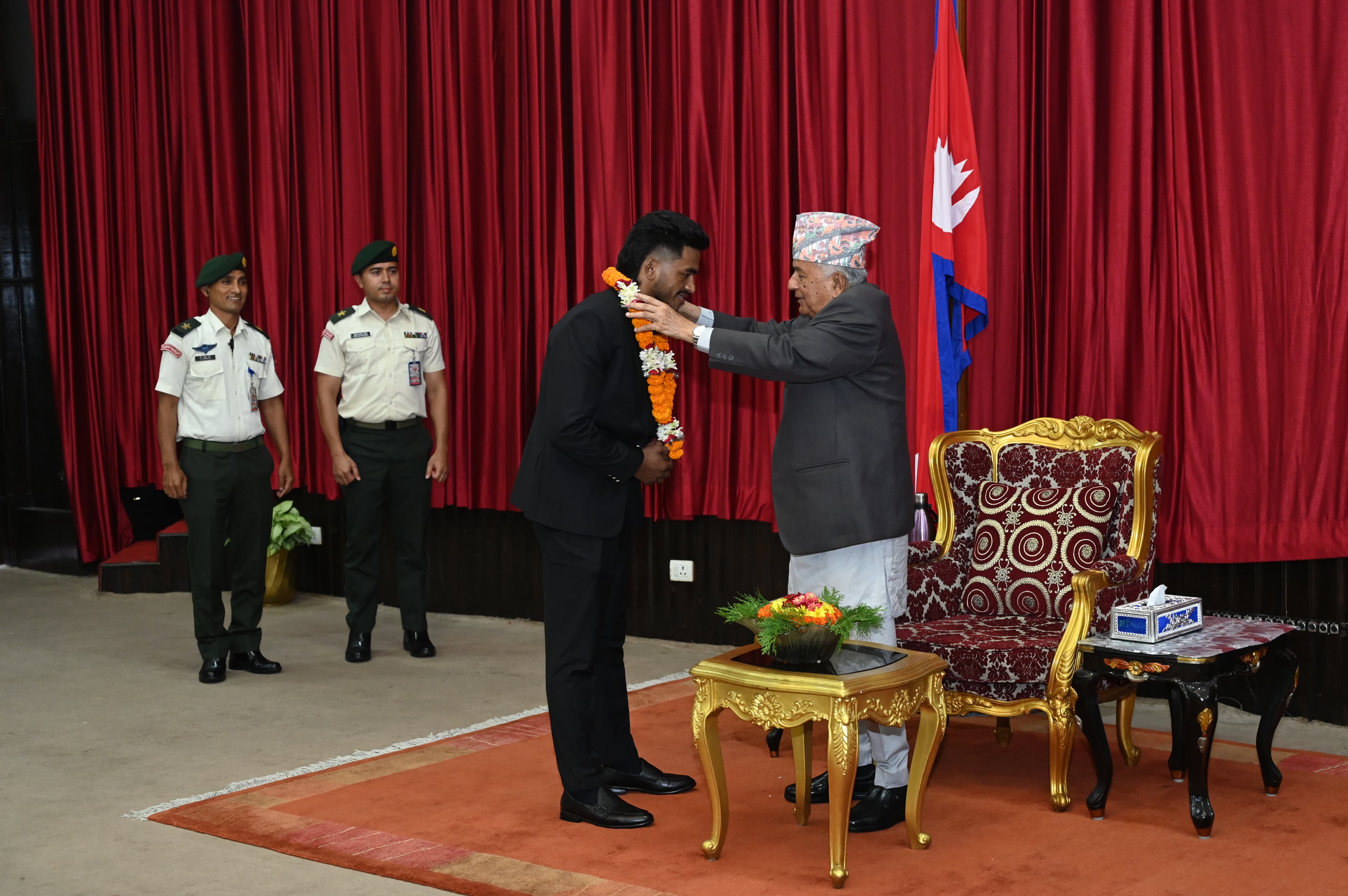 खेलाडीको खेलक्षेत्रमा भविष्य सुरक्षित गर्नेतर्फ सरकारले ध्यान दिनुपर्छः राष्ट्रपति पौडेल