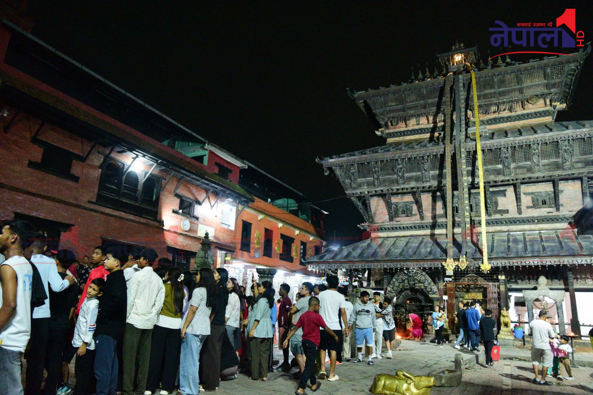 कीर्तिपुरमा बहाः चा हिलेगु- बहाल र मन्दिरहरुमा पूजापाठ र प्रार्थना