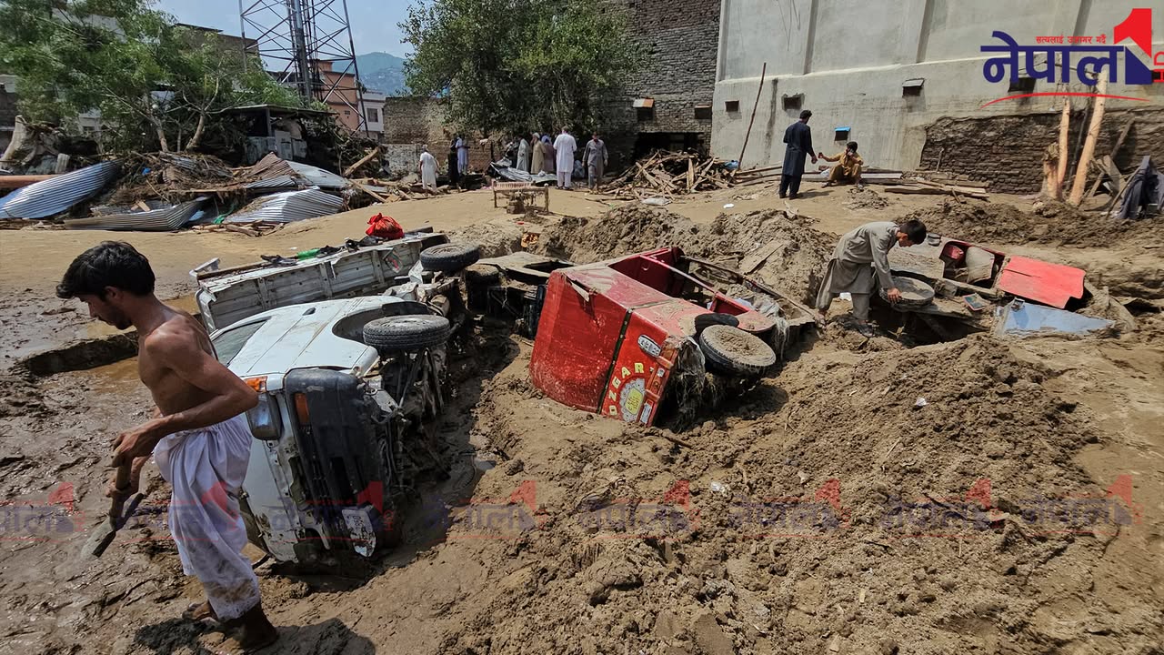 पाकिस्तानमा बाढी : ३४४ जनाको मृत्यु, १५० भन्दा बढी बेपत्ता