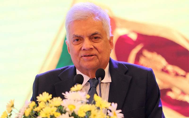 श्रीलंकाका पूर्वराष्ट्रपति रनिल विक्रमसिंघे पक्राउ